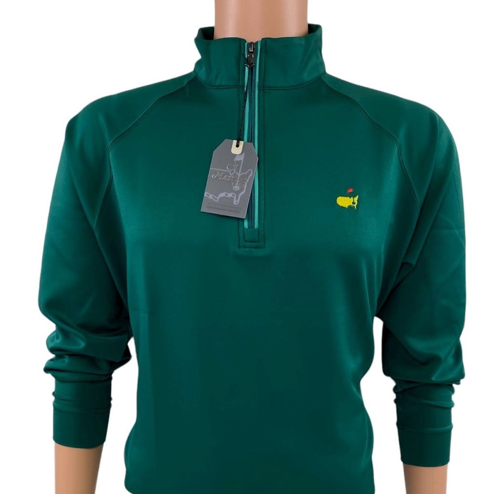 Green Half-Zip Pullover Jacket - image 1